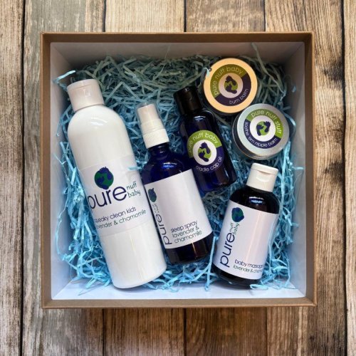 new baby gift box from pure nuff stuff