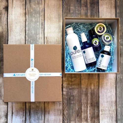 new baby gift box from pure nuff stuff