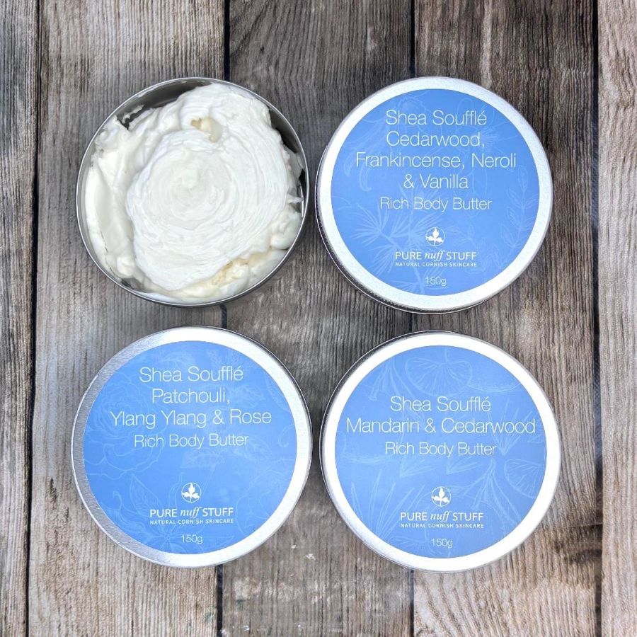 shea souffle body butter from pure nuff stuff