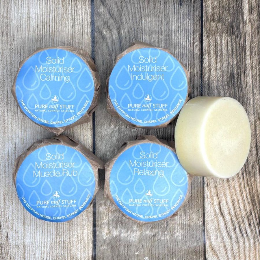 solid moisturisers from pure nuff stuff