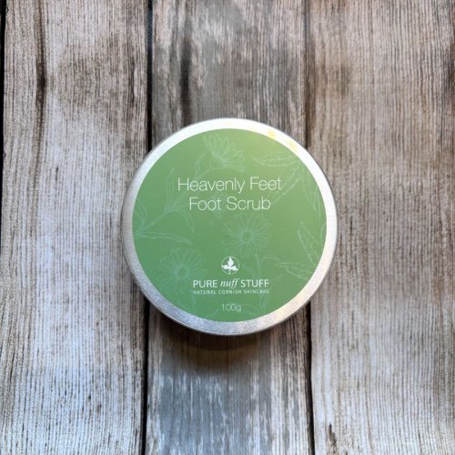 Foot scrub with lavender, grapefruit, thyme and pumice powder