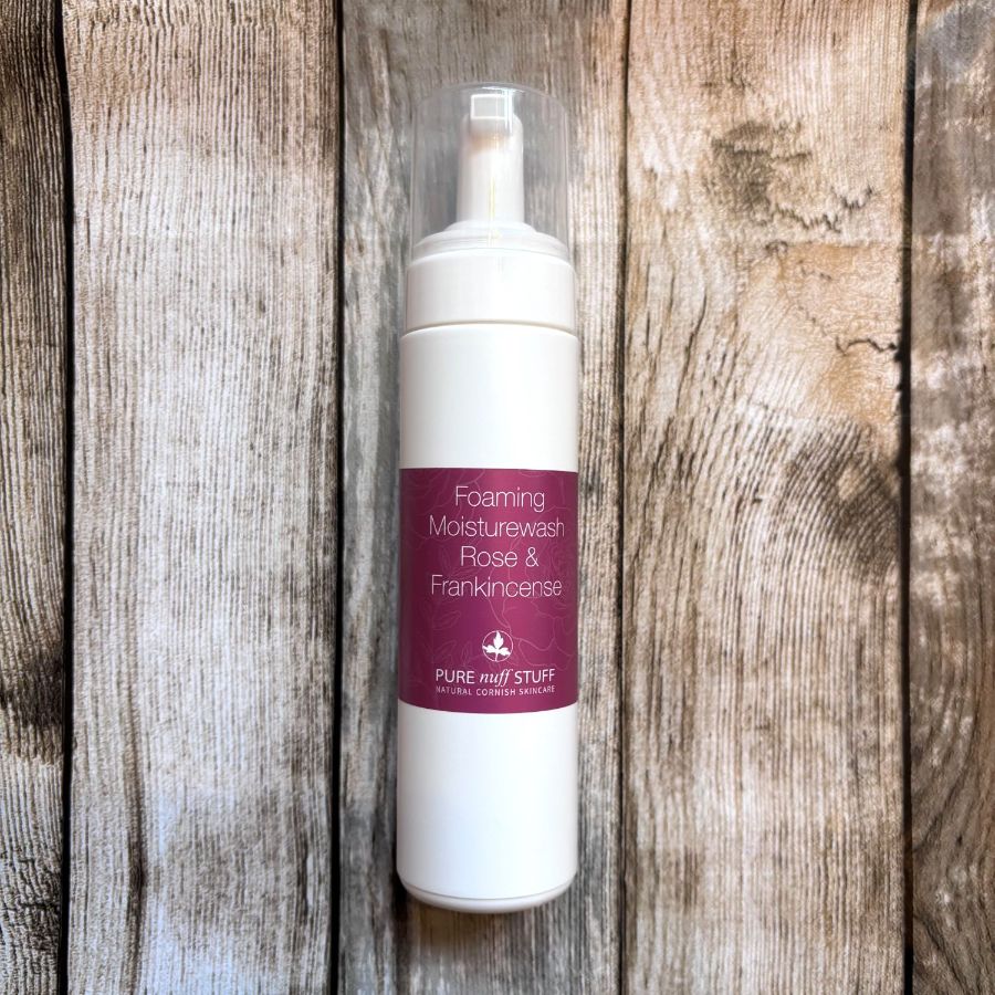 Foaming Facewash with Rose and Frankincense from Pure Nuff Stuff