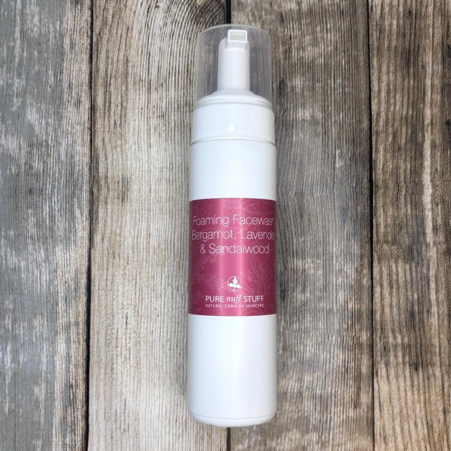 foaming facewash from pure nuff stuff