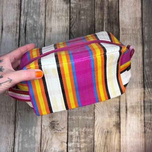 Striped Washbags from Pure Nuff Stuff