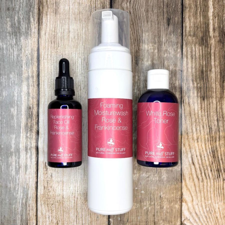 rose and frankincense gift box from pure nuff stuff
