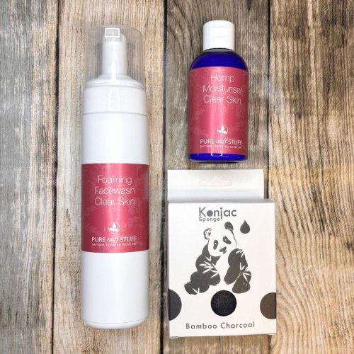 clear skin gift box from pure nuff stuff