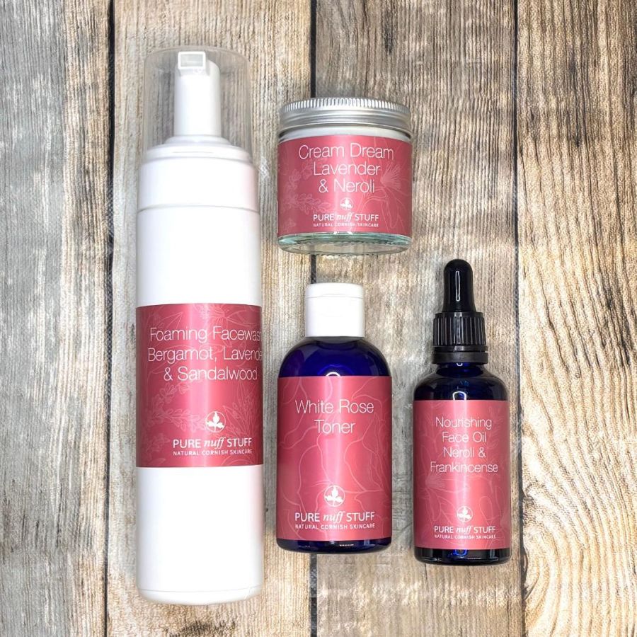 essential face care gift box from pure nuff stuff