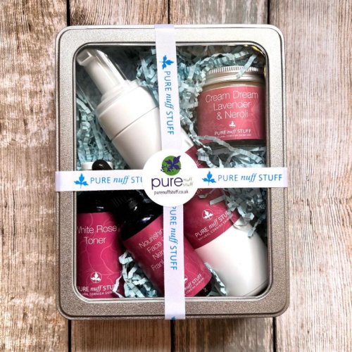 essential face care gift box from pure nuff stuff