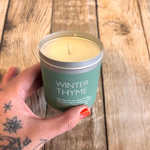 scented candless from pure nuff stuff