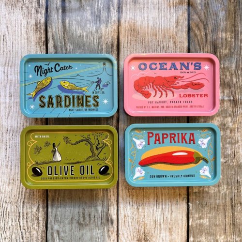 Retro storage tins from Pure Nuff Stuff