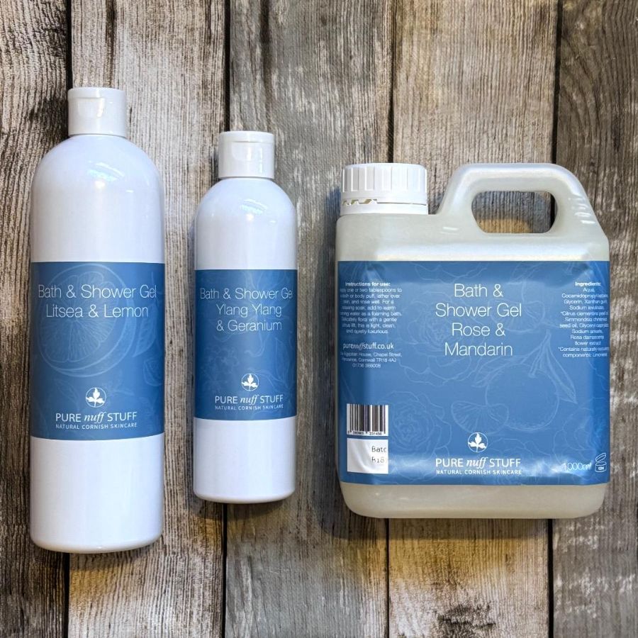 shower gel from pure nuff stuff