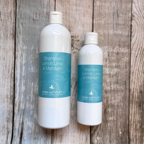 lemon, lime and mandarin shampoo from pure nuff stuff