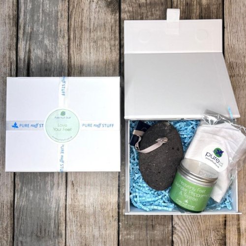 love your feet gift box from pure nuff stuff