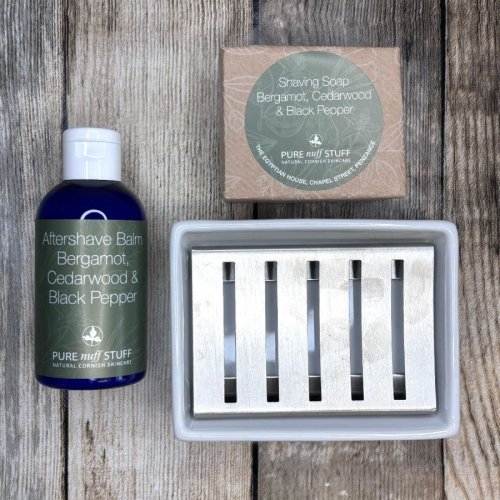mens shaving gift box from pure nuff stuff