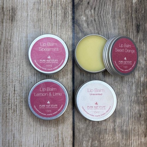 scented lip balm from pure nuff stuff