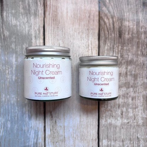 unscented night cream from pure nuff stuff