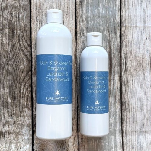 Bath and Shower Gel with Bergamot, Lavender & Sandalwood